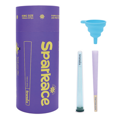 Premium 100% Natural Purple Pre-Rolled Cones | Kingsize & Ready to Fill