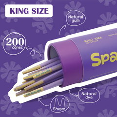 Premium 100% Natural Purple Pre-Rolled Cones | Kingsize & Ready to Fill