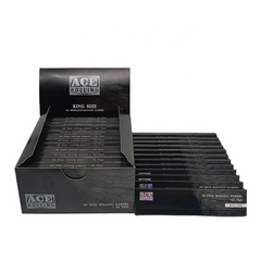 Premium Kingsize Wood Pulp Rolling Papers with Tips | Custom Black Edition