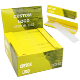 Customizable King Size Rolling Papers & Hemp Wraps - Slow Burn, Natural Arabic Gum | Retail, Wholesale & Samples Available