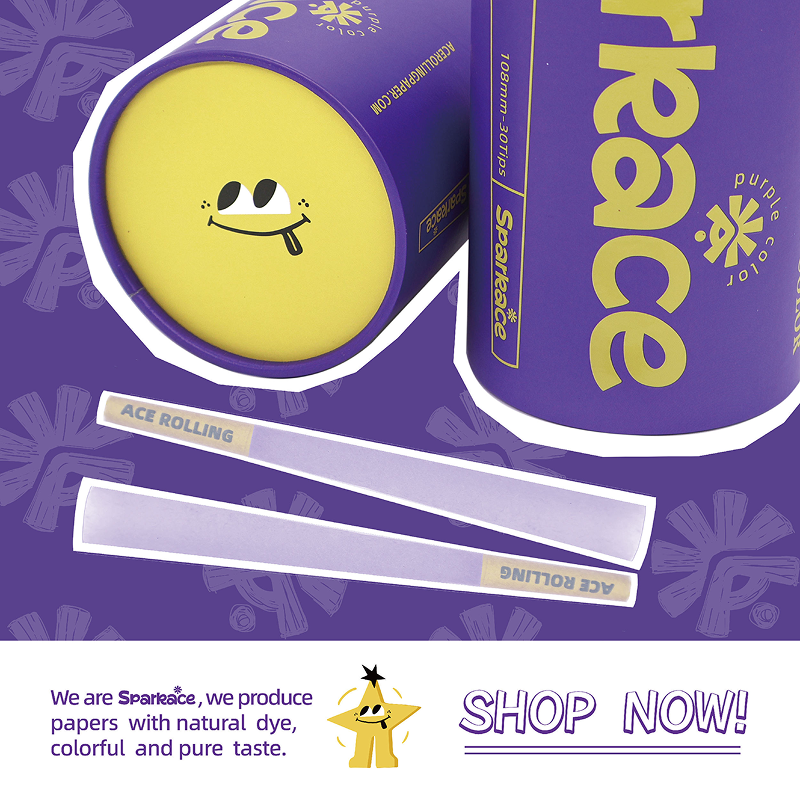 Premium 100% Natural Purple Pre-Rolled Cones | Kingsize & Ready to Fill