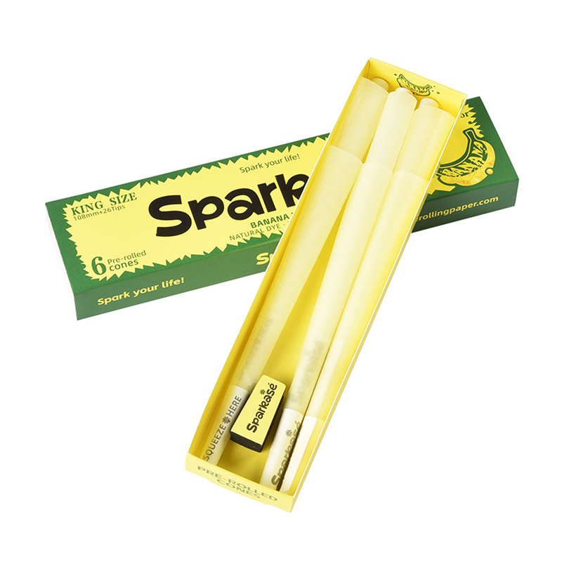 Premium Fruit-Flavored Pre-Rolled Cones | Lemon, Strawberry & Banana
