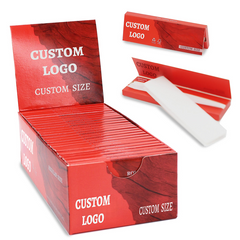 Customizable King Size Rolling Papers & Hemp Wraps - Slow Burn, Natural Arabic Gum | Retail, Wholesale & Samples Available