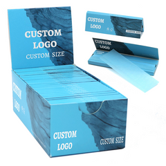 Customizable King Size Rolling Papers & Hemp Wraps - Slow Burn, Natural Arabic Gum | Retail, Wholesale & Samples Available
