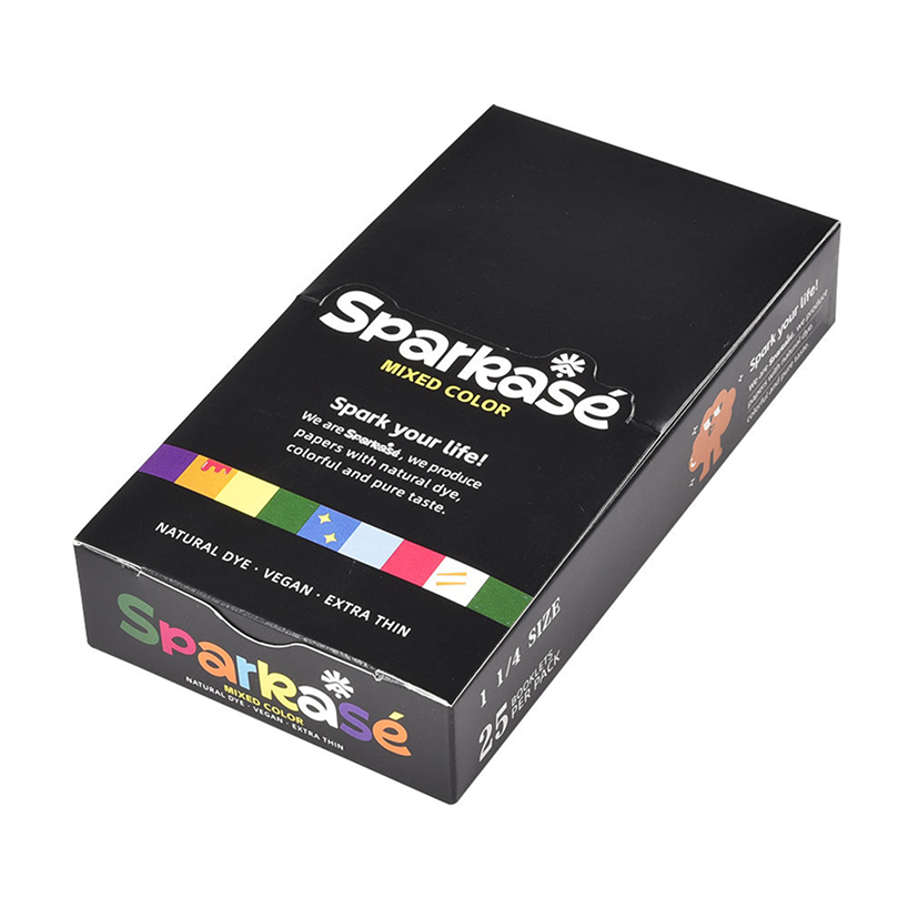 Premium 1 1/4 Vegan Rolling Papers | Vibrant Mix Color & Ultra-Thin