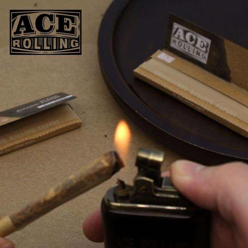 Wholesale & Retail: King Size Unbleached Brown Rolling Paper - Slow Burning, Natural Arabic Gum (Samples Available)